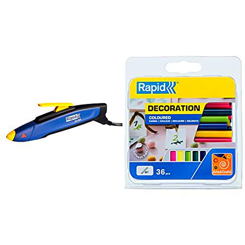 Pistola de cola termofusible Rapid EG Pen para barras de cola de 7 mm