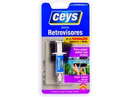 ceys CE501020 Adhesivo retrovisores jeringa, Azul, 0
