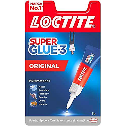 Loctite Super Glue-3 Original, pegamento universal con triple resistencia