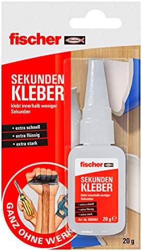 Fischer 560902 - Pegamento segundo, sin herramientas