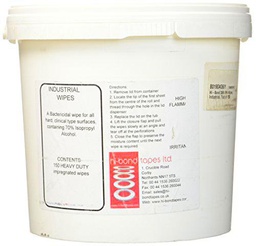 temperaturas extremas 369 IPA Wipes, Industrial, bañera de 150