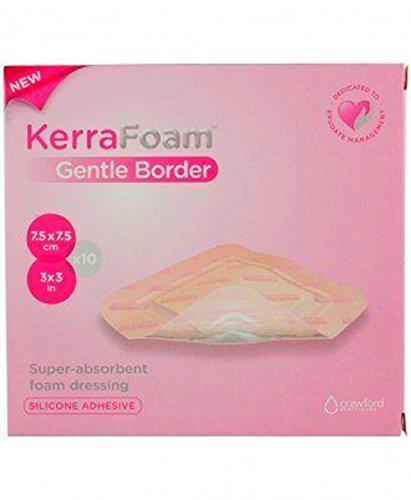 Compresa de espuma absorbente y silicona, cuadrada