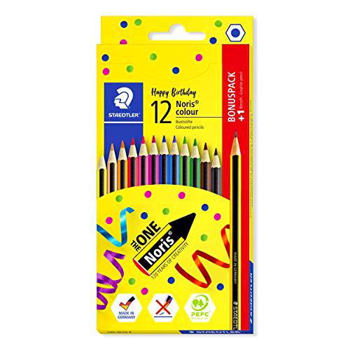 STAEDTLER Lápices de colores Noris Colour, alta resistencia a la rotura