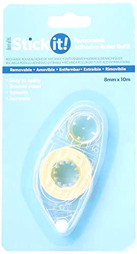 Stick It! Cinta adhesiva de doble cara, color blanco