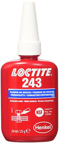 Henkel - Loctite 243 Bc 24Ml Fijador Resistencia Media Piezas Aceitadas