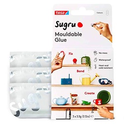 Sugru I000946 Pegamento multiusos moldeable para fijación y fabricación creativa
