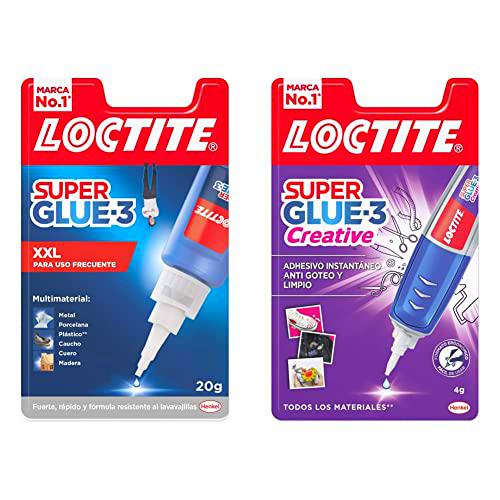 Loctite Super Glue-3 XXL, pegamento universal triple resistencia + Creative Pen