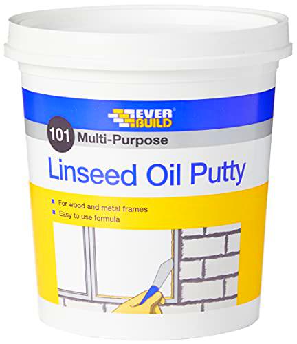 Everbuild evbmppn2kg 2 kg 101 Natural multiuso Masilla de aceite de linaza