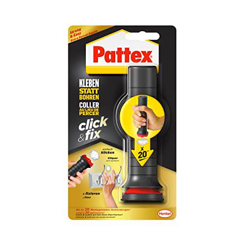 Pattex pkbcf pegar en lugar de taladrar Click &amp; Fix Pegamento de montaje sello