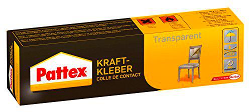 Pattex Power Adhesive Transparente, 50 g de súper pegamento de alta resistencia para uso universal en interiores