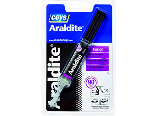 Ceys - Araldite - Adhesivo de gran resistencia - útil para todos tipo de materiales y rápida adhesión