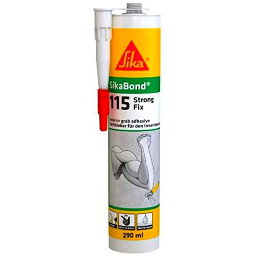 SikaBond-115 Strong Fix, Blanco, Adhesivo de montaje de fuerte agarre para interiores o exterior protegido