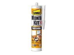 UHU Adhesivo de montaje Monta Kit Profesional Cartucho 350g, Beige
