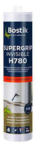 Bostik H780 Supergrip Invisible, Adhesivo Transparente Universal