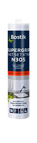 Bostik N305 SUPERGRIP XTRA FIX, Adhesivo de Montaje Multiuso de Alta Resistencia