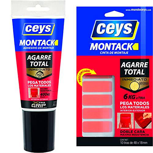 Ceys - Adhesivo de montaje - Montack a.t - Inmediato