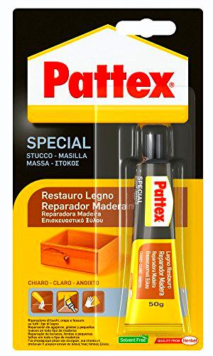 Pattex Reparador para Madera Clara de Secado Fuerte y Rápido