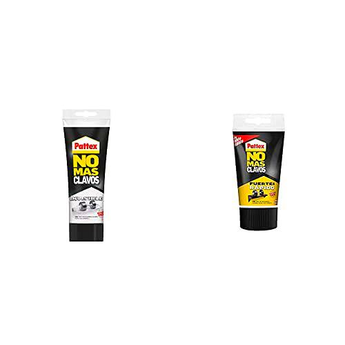 Pattex 1792947 No Más Clavos Invisible, 1 Tubo X 200 G + No Más Clavos Original