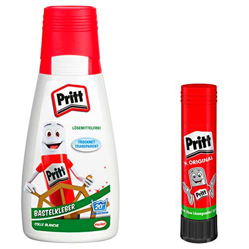 Pegamento para manualidades Pritt, pegamento multiuso de secado transparente para el hogar