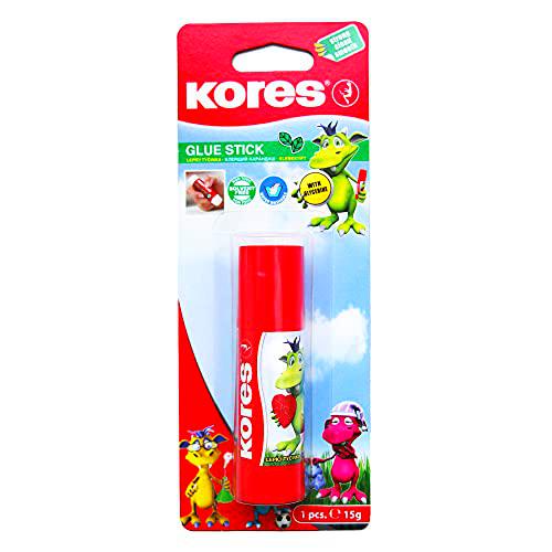 Kores - Pegamento de fantasía para niños, adhesivo fuerte