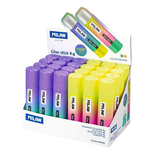 MILAN Caja expositora 24 barras de pegamento 8 g Sunset