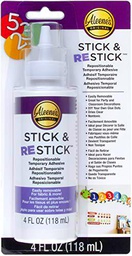 Aleenes, Ilovetocreate Stick &amp; Restick Carded 4 oz, Blanco