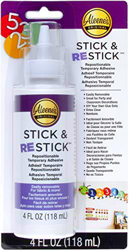 Aleenes, Ilovetocreate Stick &amp; Restick Carded 4 oz, Blanco