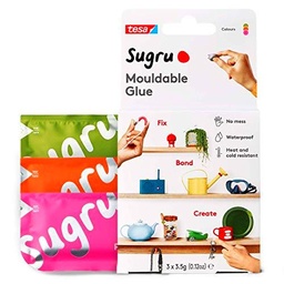 Sugru I000944 Pegamento multiusos moldeable para fijación y fabricación creativa