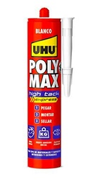 UHU Adhesivo-Sellador Poly MAX High Tack Express Blanco 425 g.