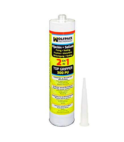 WOLFPACK LINEA PROFESIONAL 14040200 Masilla Poliuretano Blanca Cartucho 300 cm³