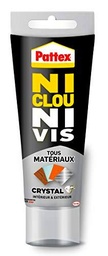 Pattex 2087138 One For All Crystal Tubo pegamento de fijación 90 G