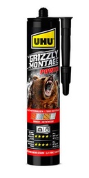 UHU 53395 Pegamento de montaje Grizzly, Blanco