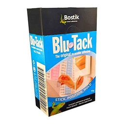 Blutack 276380 - Masilla adhesiva reutilizable, azul [Pack de 12]