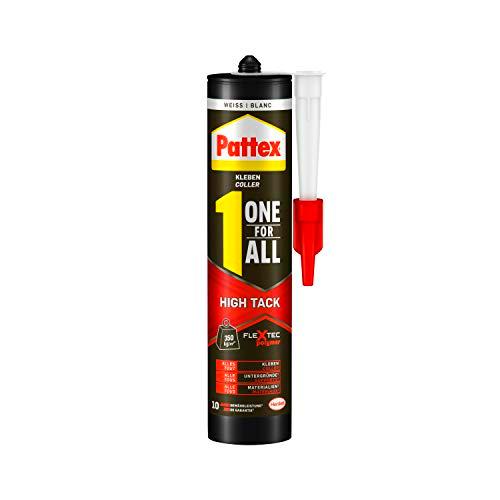 Pattex One for All high tack, de colour blanco con pegamento, PXFHT