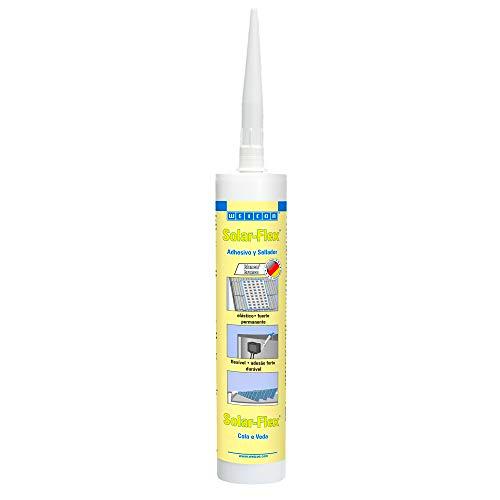 WEICON Solar-Flex Polímero MS 290ml blanco - Adhesivo para la industria solar