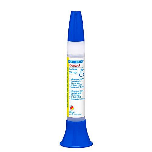 WEICON Contact VA 1401 Adhesivo cianoacrilato 30g para gomas y plásticos