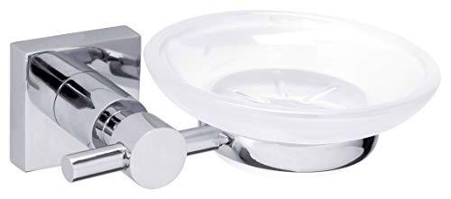 Tesa Hukk – Jabonera (montaje en pared, cromado, satinada (extraíble)