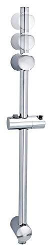 Tesa Spaa - Barra de ducha (cromado, soporte para alcachofa de ducha regulable en altura