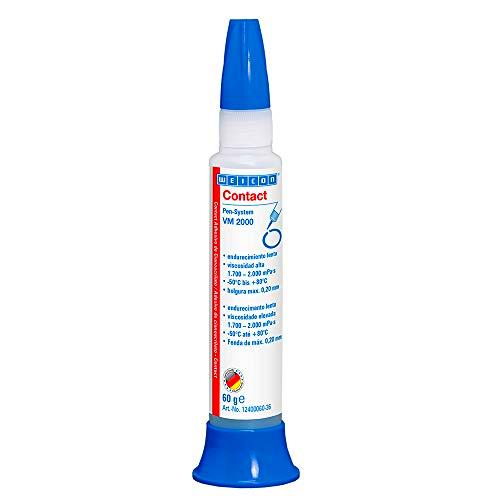 WEICON Contact VM 2000 Adhesivo cianoacrilato 60g, Para metales de todo tipo