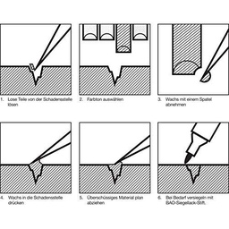 bao 100/S/V/511 weichwachs Barra central haya/511,