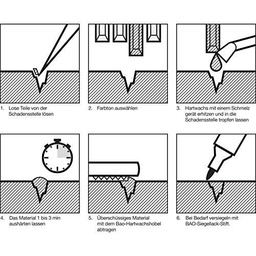bao 120/S/519 hartwachsstange haya oscuro/519, oscuro