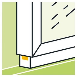 illbruck 300388 de cinta para juntas TP300 illac 10/2 Longitud 25 m, gris