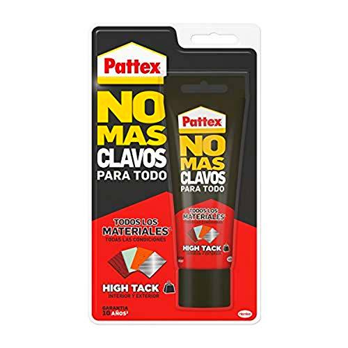 Pattex No Mas Clavos Para Todo HighTack Adhesivo de montaje resistente a temperaturas extremas