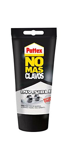 Pattex No Más Clavos Invisible, pegamento resistente transparente