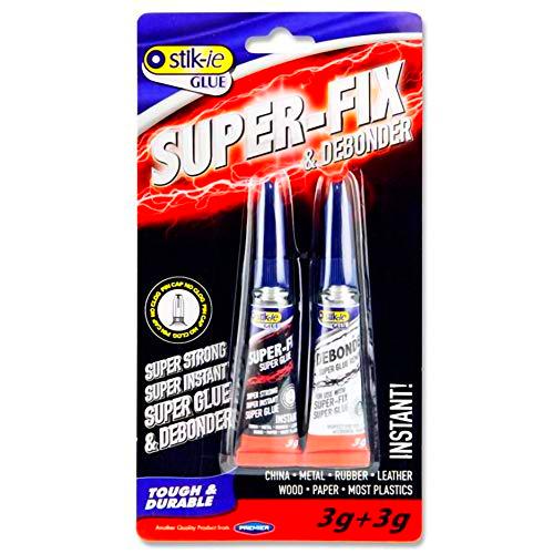 Premier Stationery Stik-ie - Pegamento y despegador (3 g + 3 g)