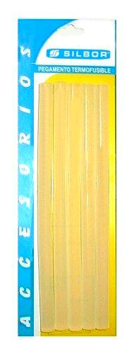 Silbor - Pegamento termofusible 200mm. blister