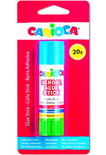 Carioca Glue Stick 42071 - Barra adhesiva, 20 g (1 pieza)