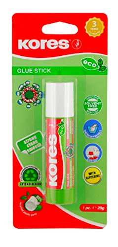 Kores Pegamento ecológico, sólido, lavable, no tóxico