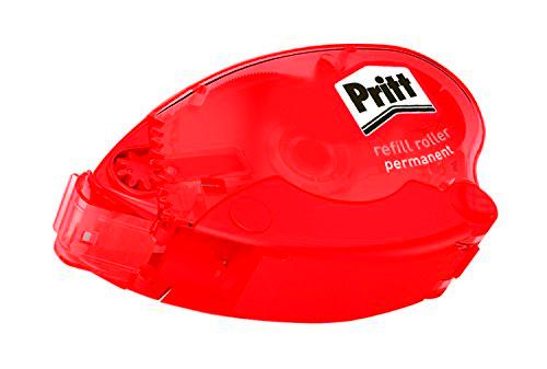 Pritt 2120444 Rollo de Recambio de Cinta Adhesiva, 14 m x 8,4 mm, Rojo
