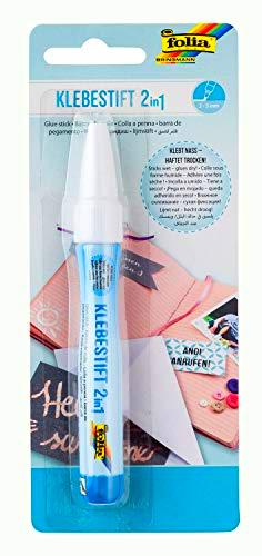 Barra de pegamento 2 en 1 con 10 g de pegamento, punta de lápiz aprox